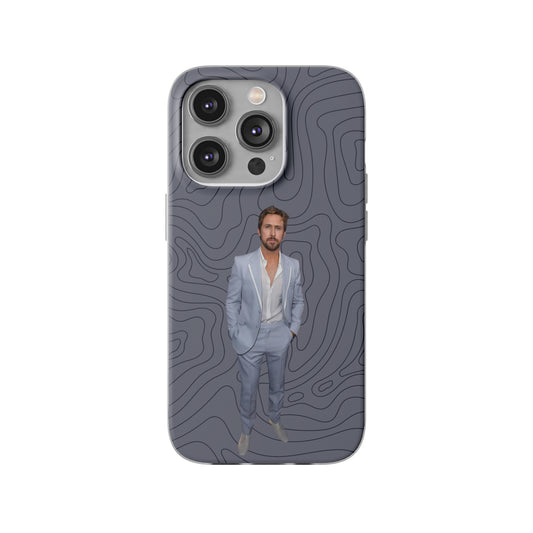 "Ryan Gosling blue" High Quality Phone Case