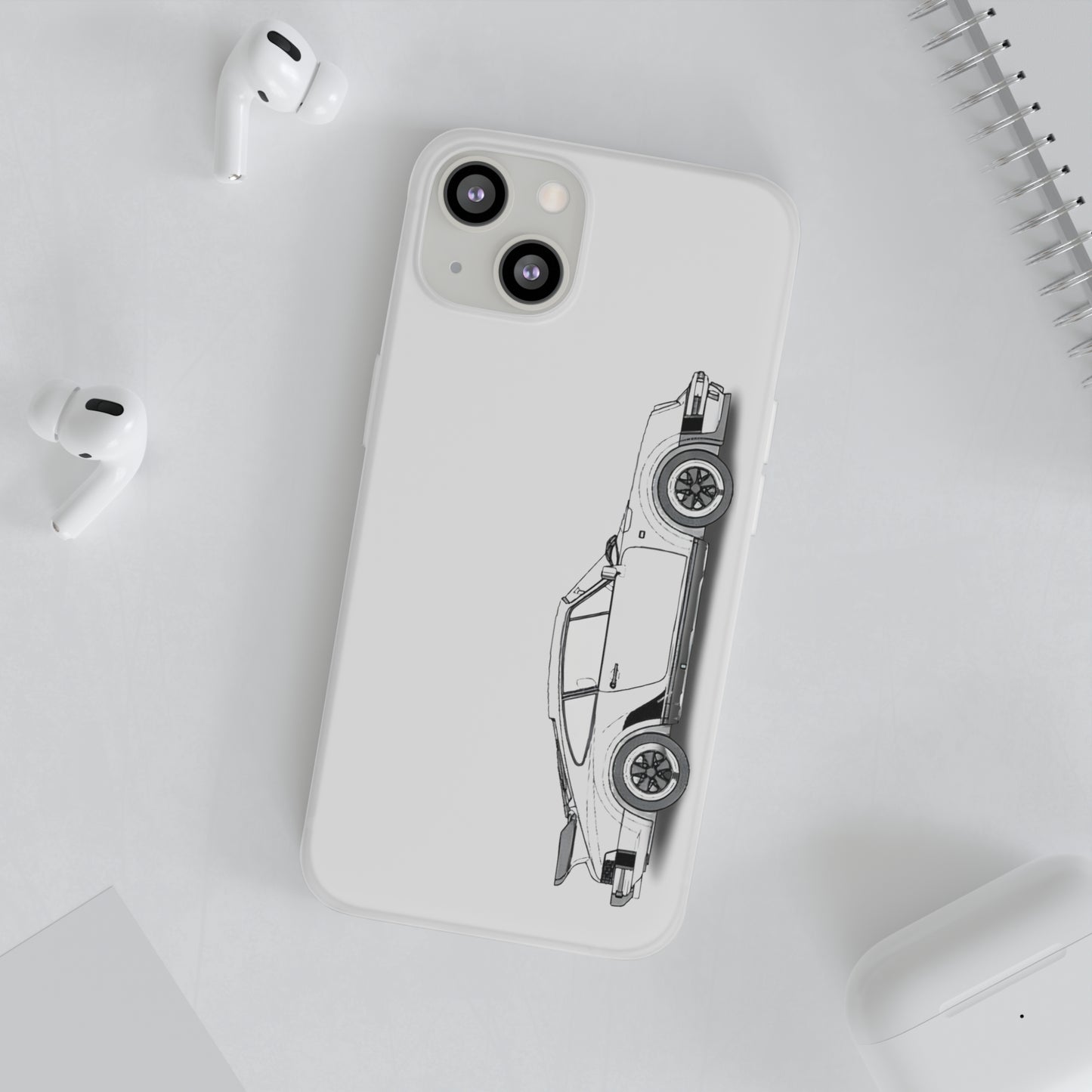 "Car Blueprint 2" High Quality Phone Case