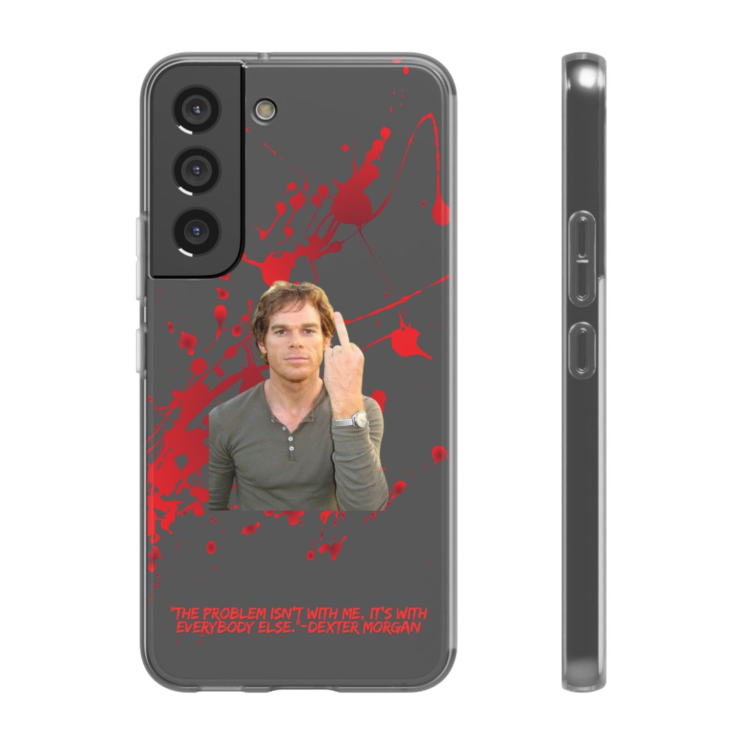 Dexter Middle Finger High Quality Phone Case