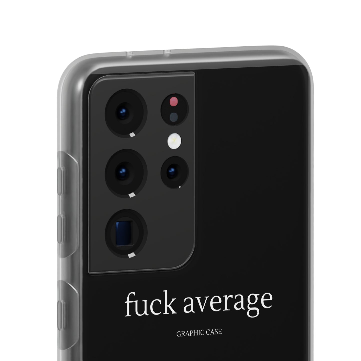 "fuck average" High Quality Phone Case