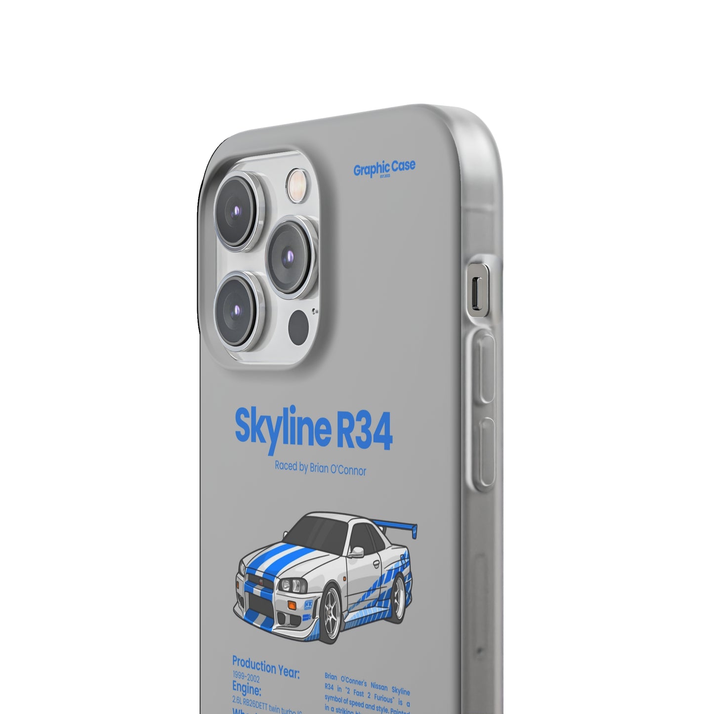 "Skyline R34" High Quality Phone Cases