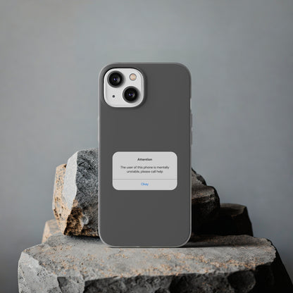 "Attention Notification" High Quality Phone Case