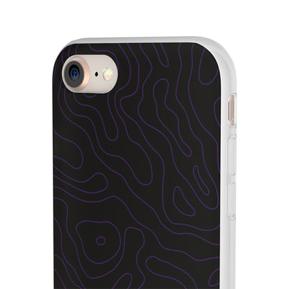 "Purple Topography" High Quality Phone Case