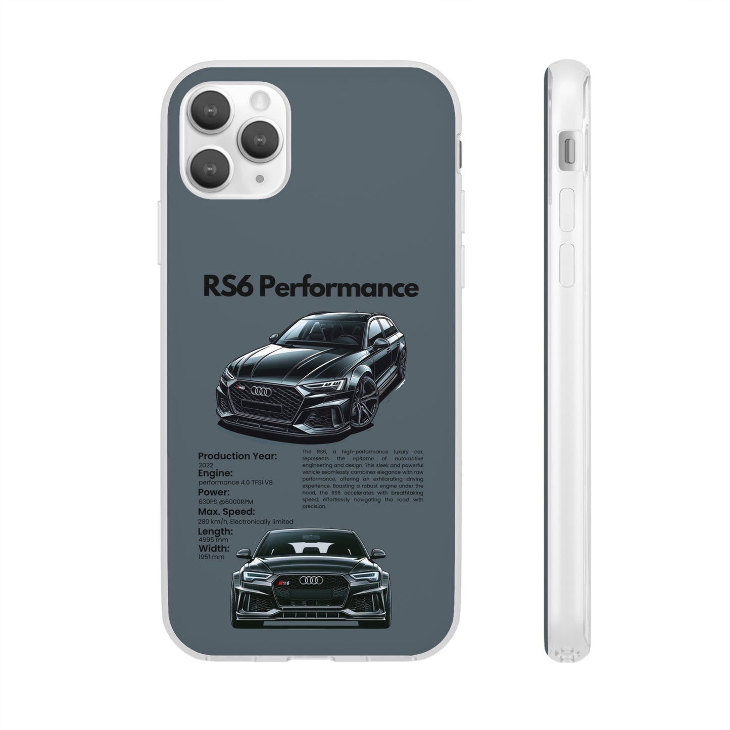 "RS6 Performance" High Quality Phone Case