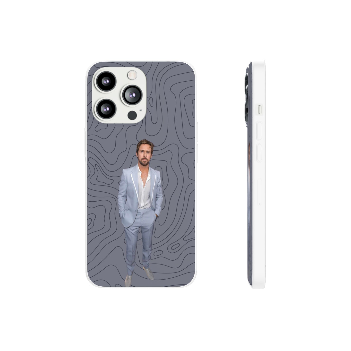 "Ryan Gosling blue" High Quality Phone Case