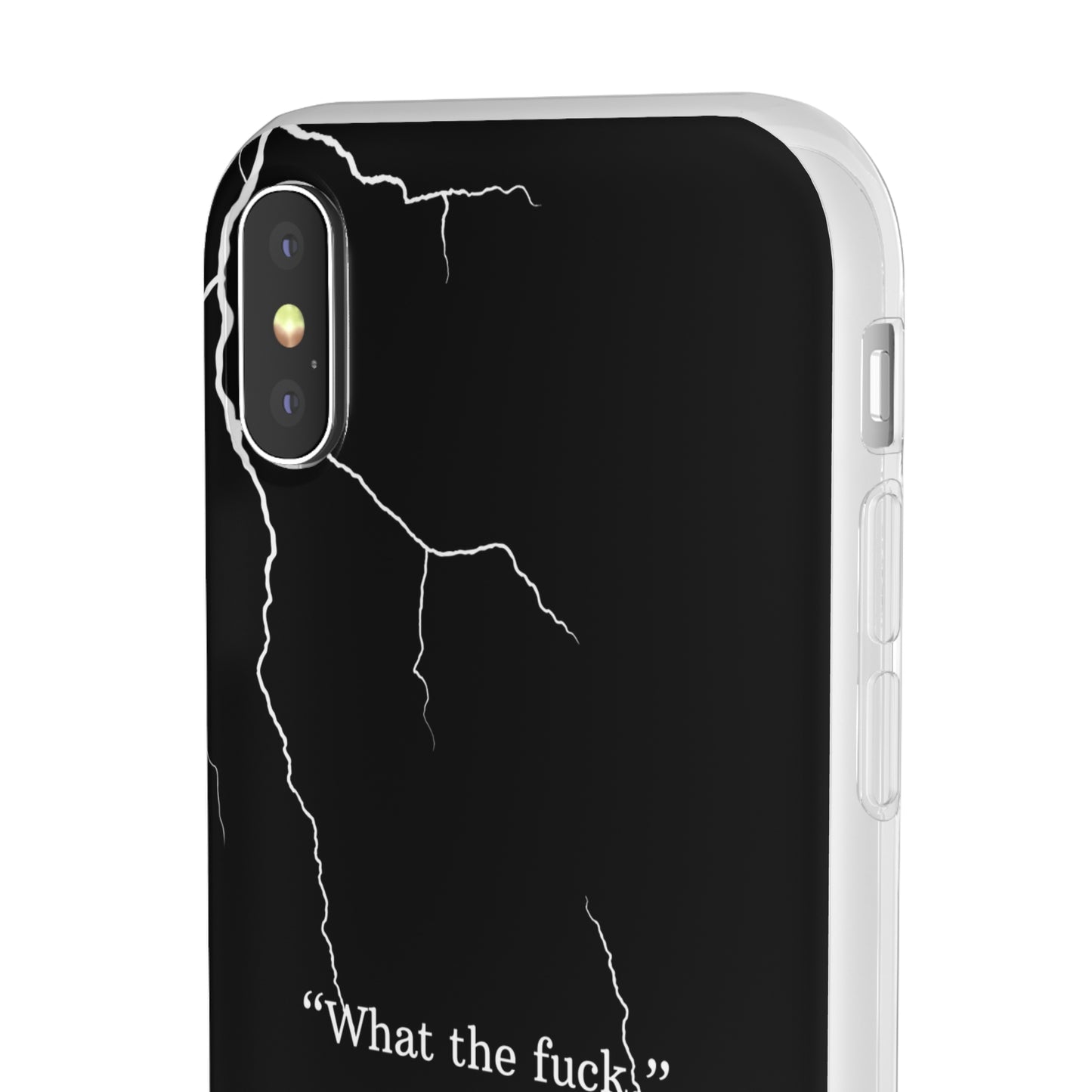 "What the fuck quote" High Quality Phone Case