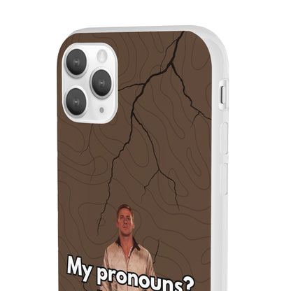 "My pronouns? I/drive" High Quality Phone Case