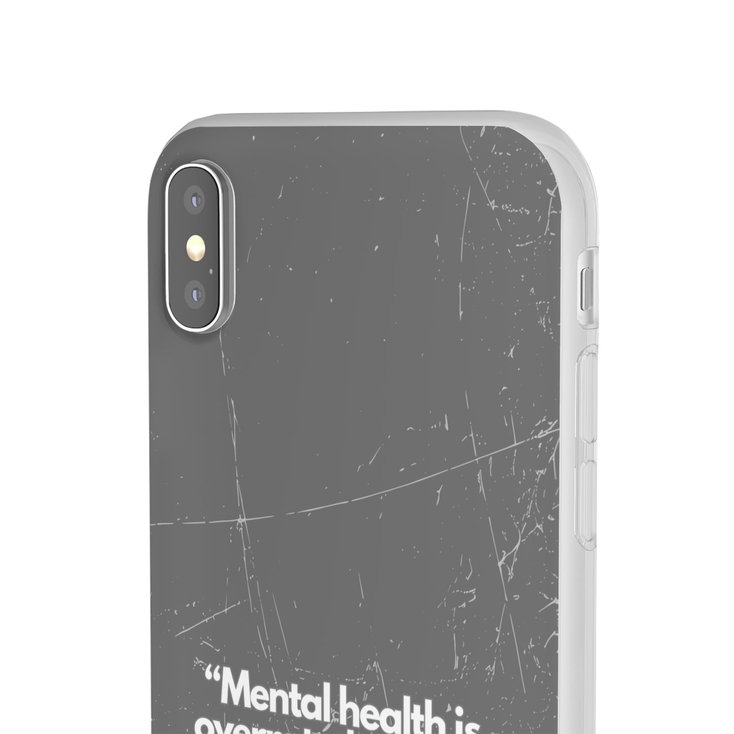 "Mental health is overrated" High Quality Phone Case