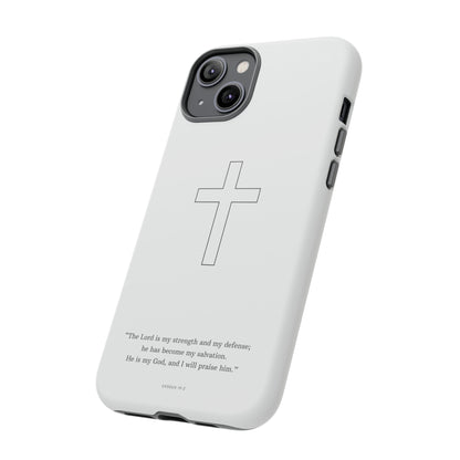 "Exodus 15:2" Premium Quality Phone Case