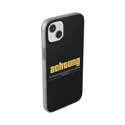 "Achtung (Stimmen)" High Quality Phone Case