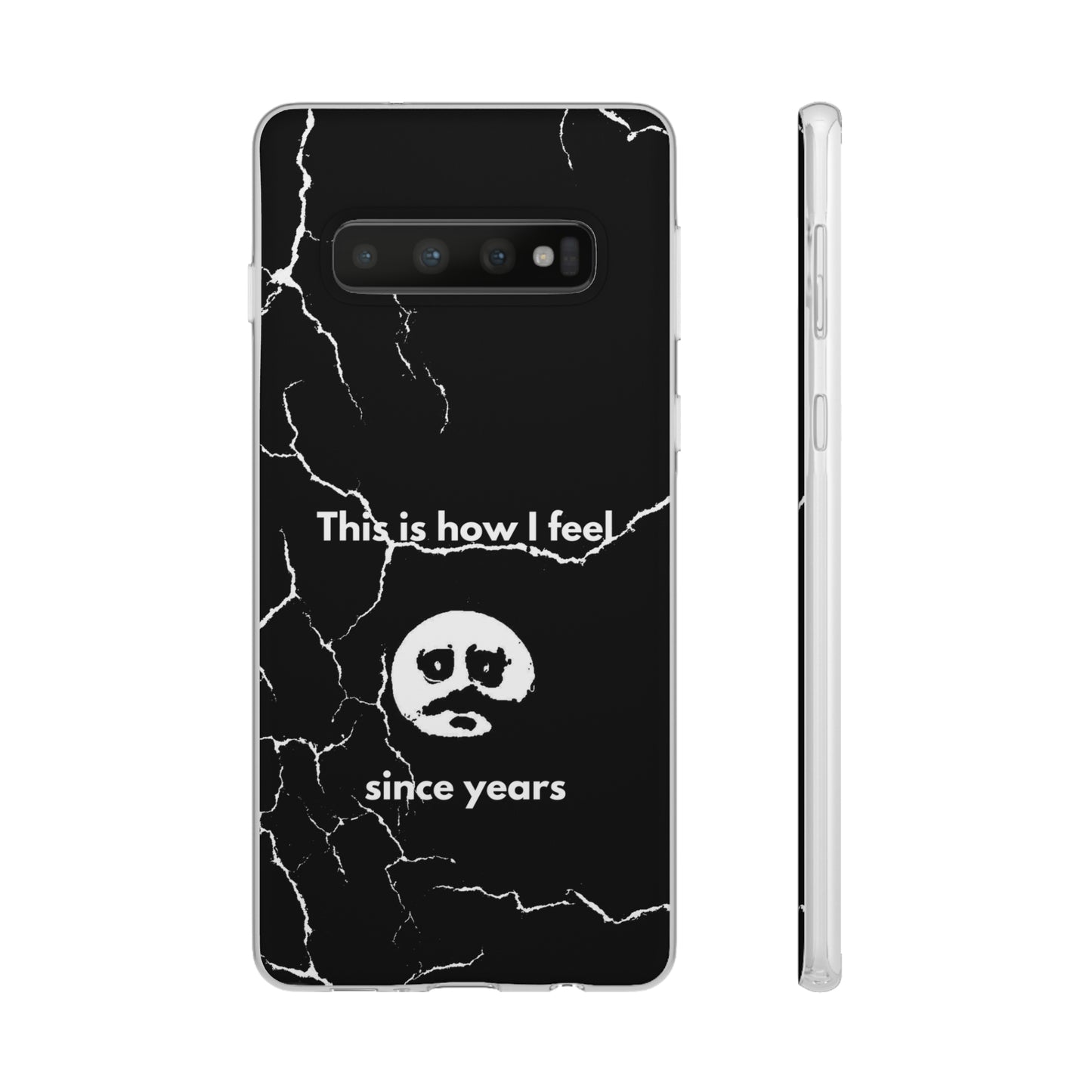 "This is how I feel since years" High Quality Phone Case