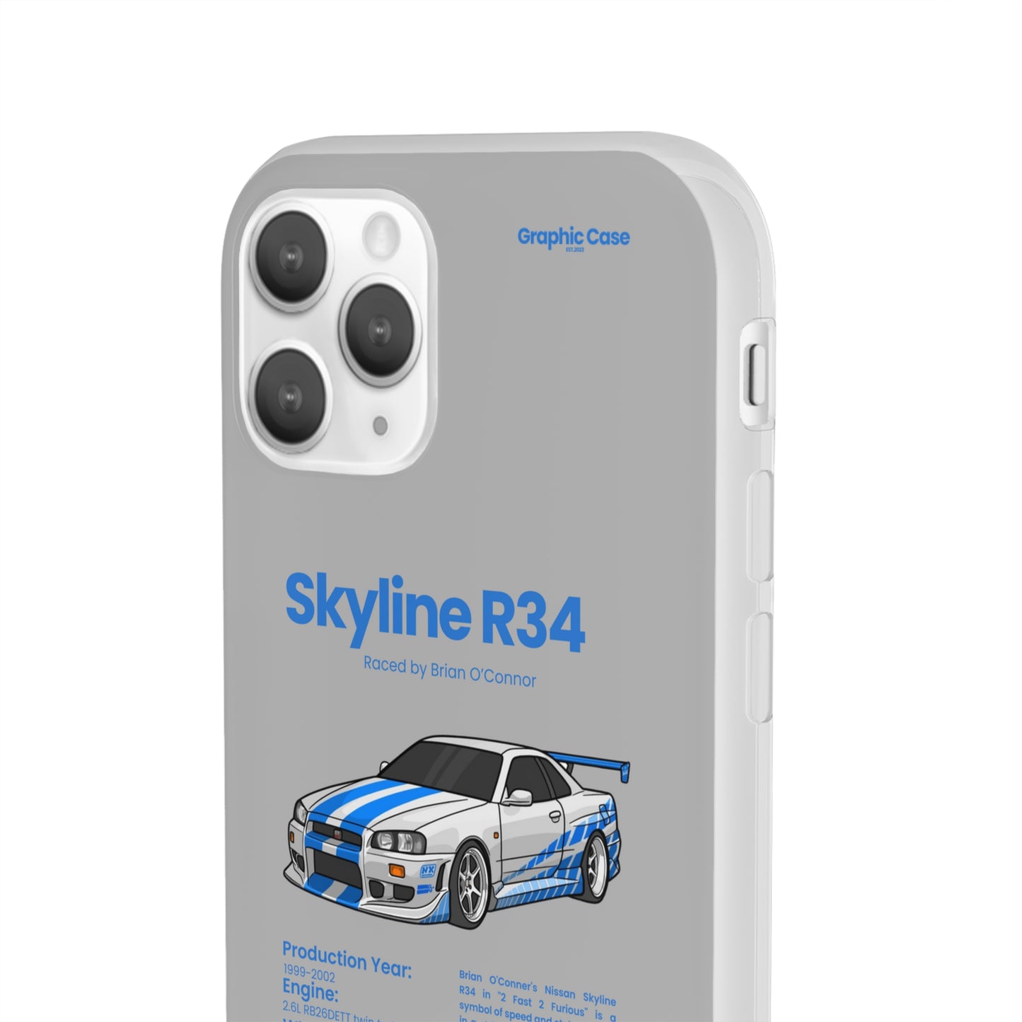 "Skyline R34" High Quality Phone Cases