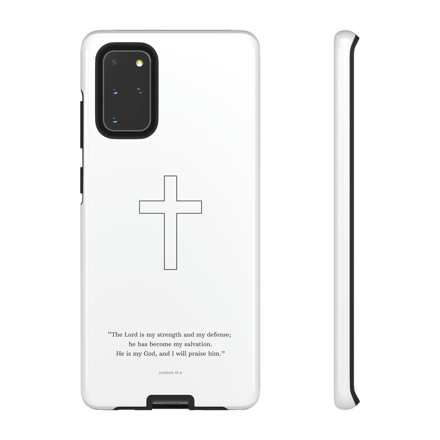 "Exodus 15:2" Premium Quality Phone Case