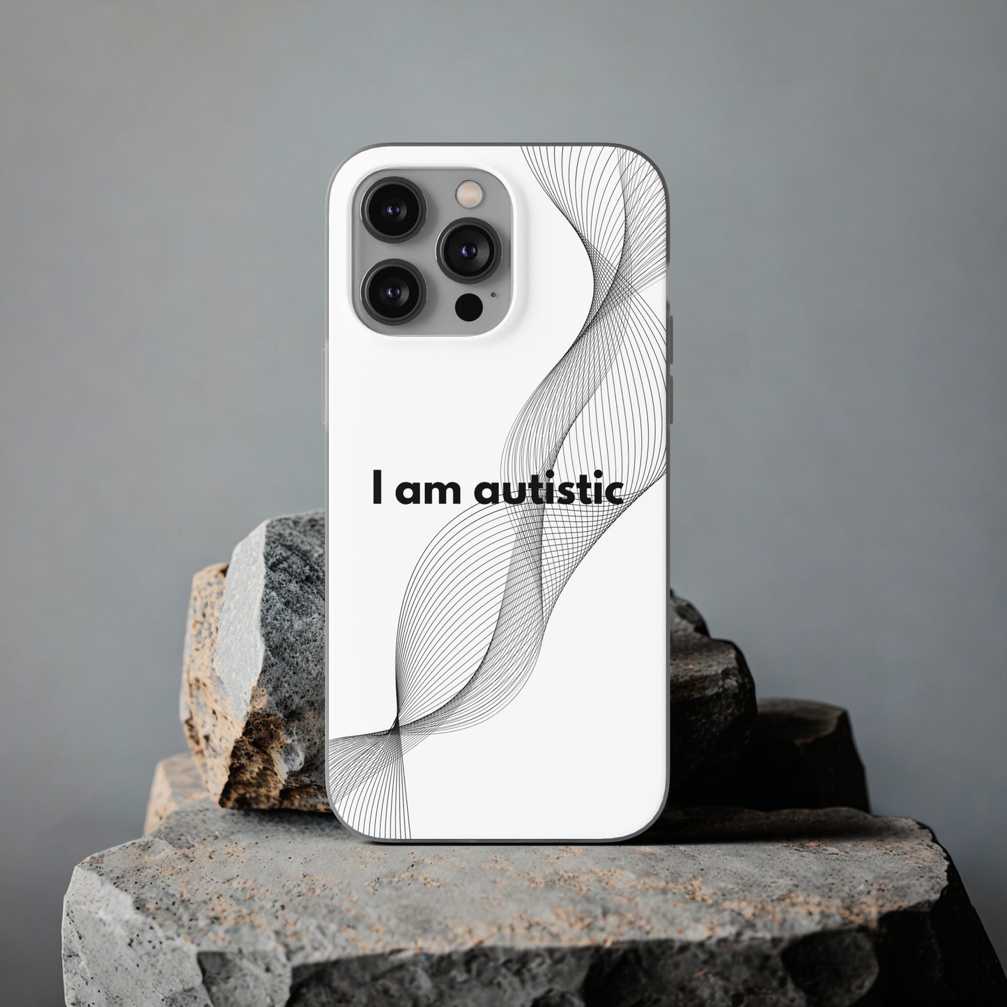 "I am autistic" High Quality Phone Case