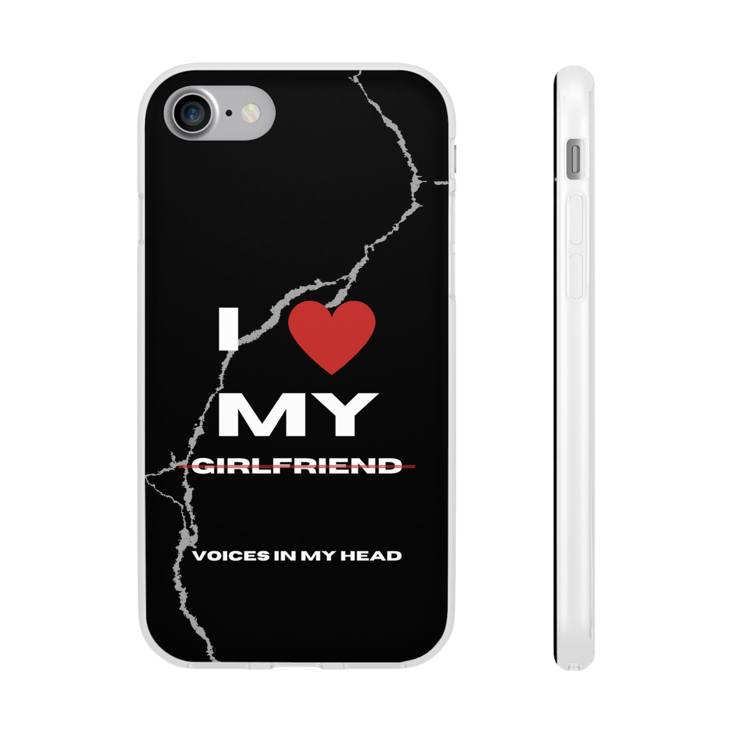 "I love my voices in my head" High Quality Phone Case