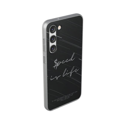 "Speed is life" High Quality Phone Case