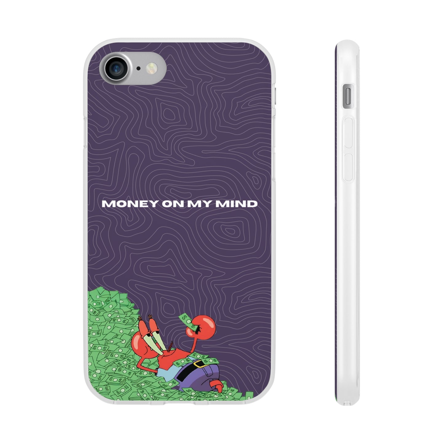 "Money on my mind" High Quality Phone Case