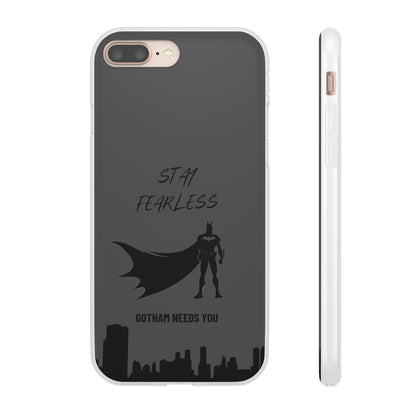 "Stay fearless, Gotham needs you" High Quality Phone Case