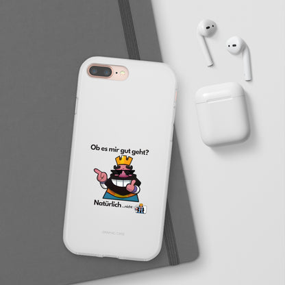 "Ob es mir gut geht? Natürlich... nicht" High Quality Phone Case