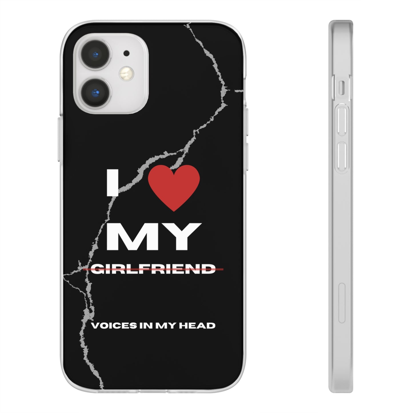 "I love my voices in my head" High Quality Phone Case