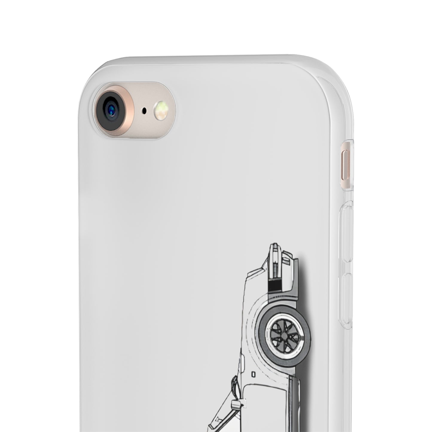 "Car Blueprint 2" High Quality Phone Case