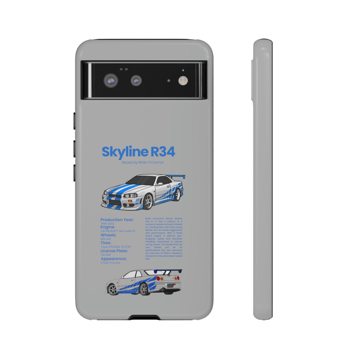 "Skyline R34" Premium Quality Phone Case