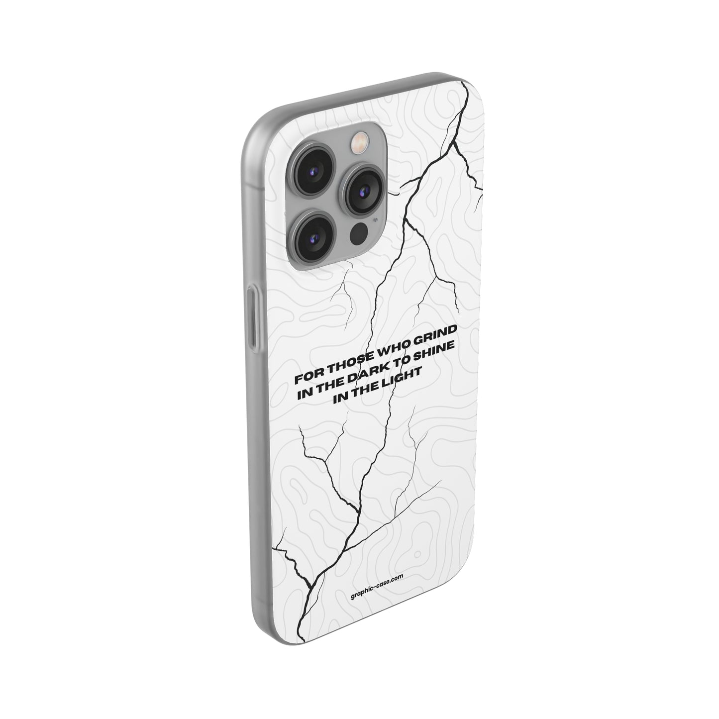 "For those who grind in the dark to shine in the light" High Quality Phone Cases