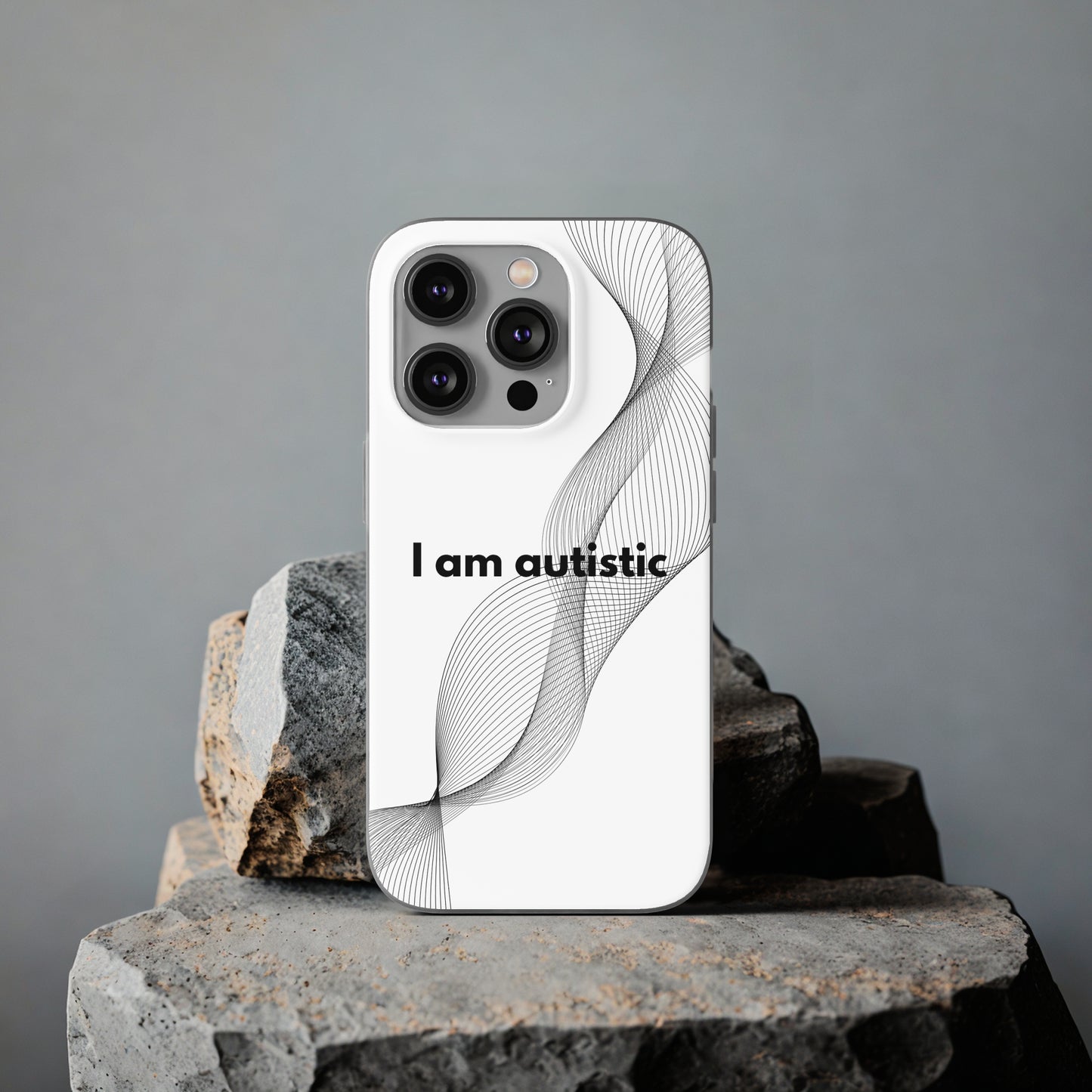 "I am autistic" High Quality Phone Case