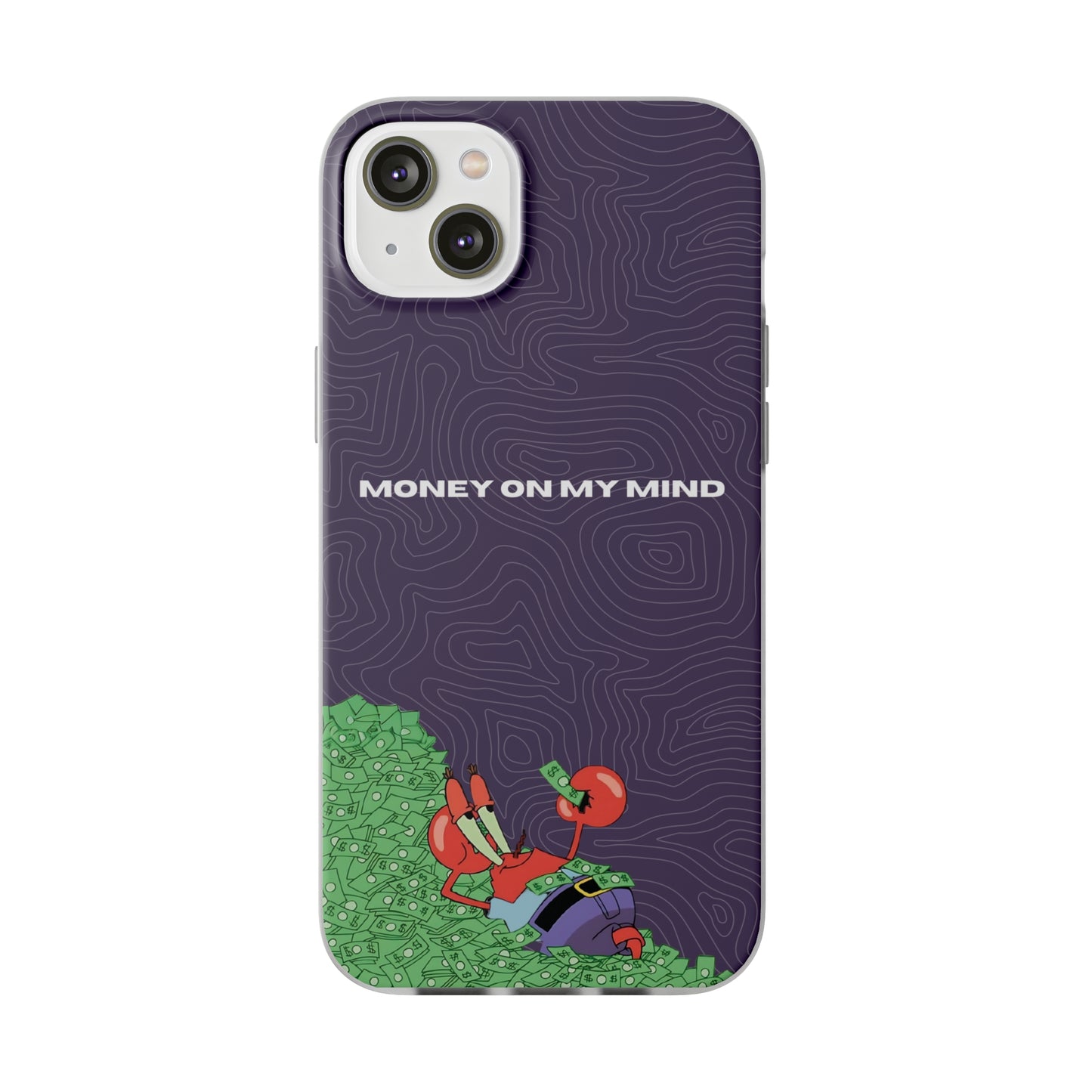 "Money on my mind" High Quality Phone Case