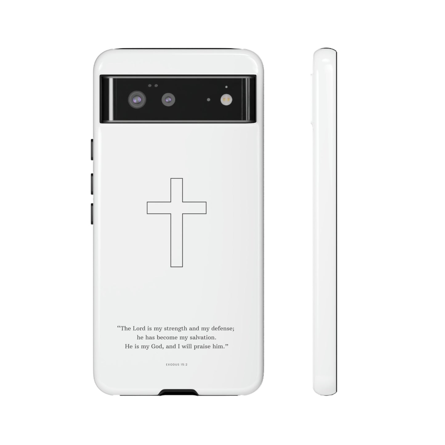 "Exodus 15:2" Premium Quality Phone Case