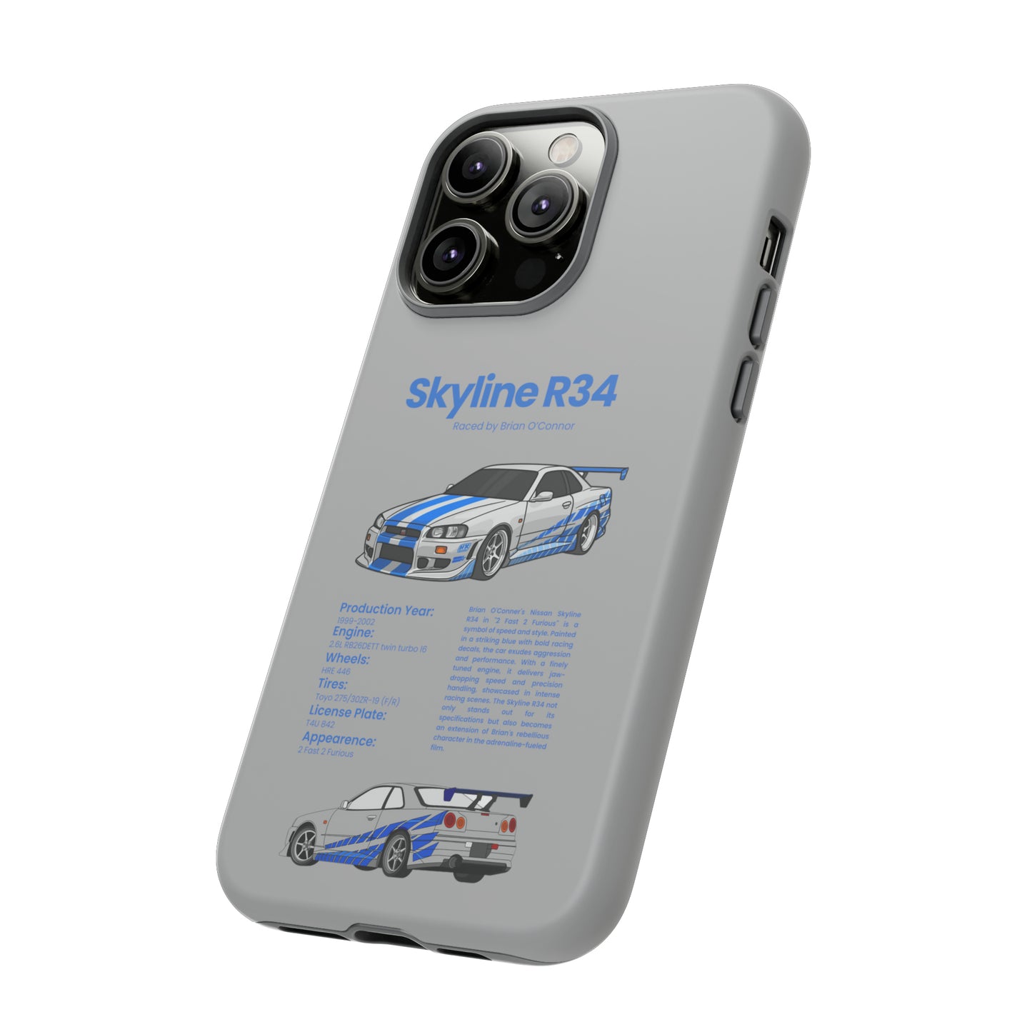 "Skyline R34" Premium Quality Phone Case