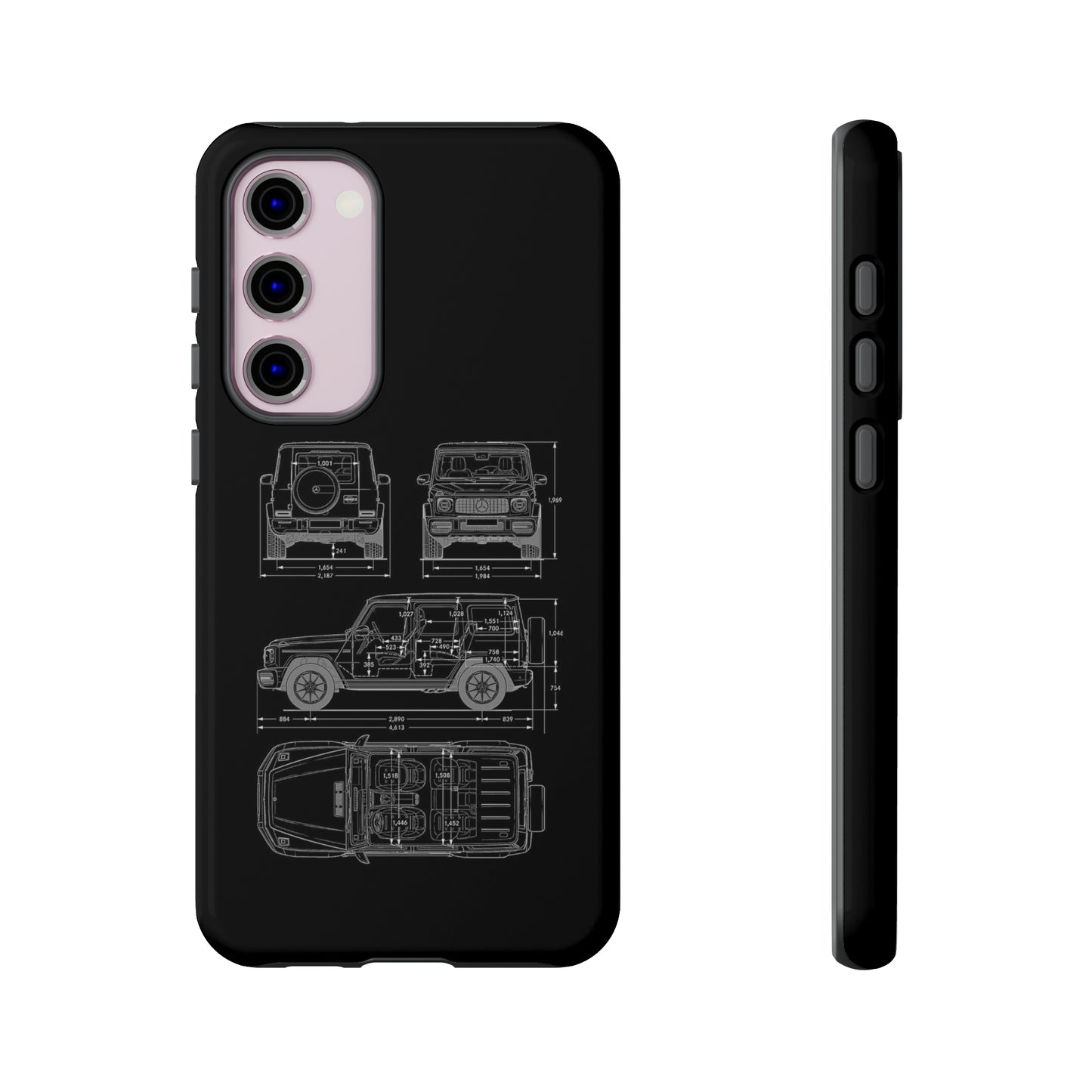 "Wagon Blueprint" Premium Quality Phone Case