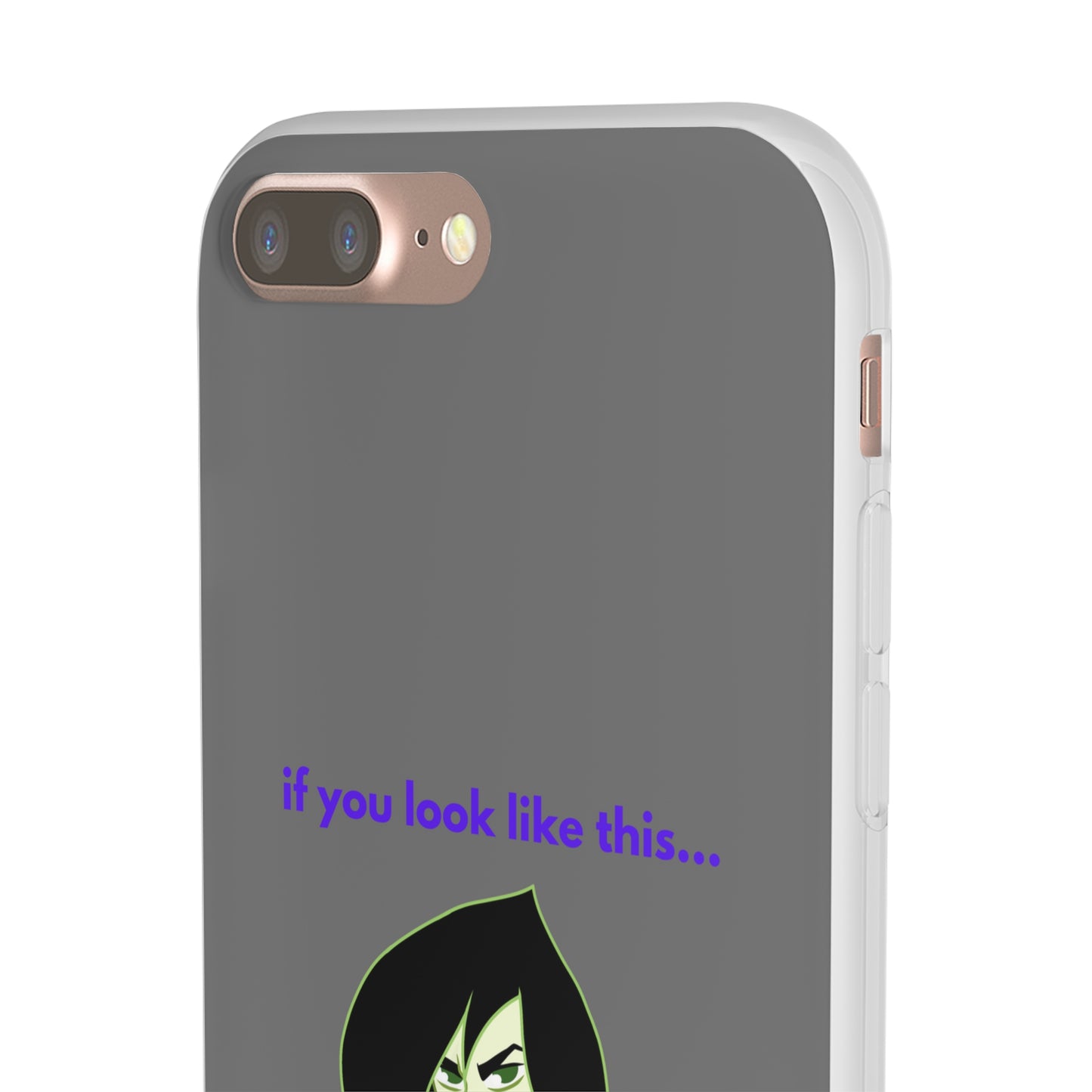 "If you look like this..." High Quality Phone Case