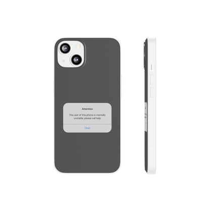 "Attention Notification" High Quality Phone Case