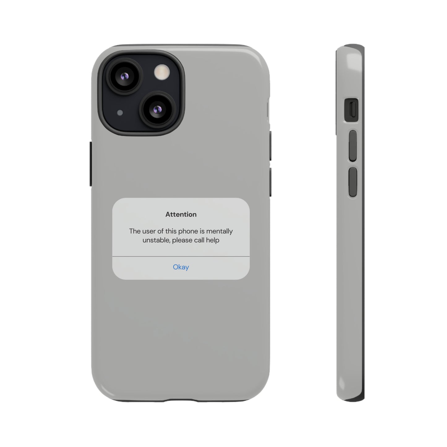 "Attention Notification" Premium Quality Phone Case