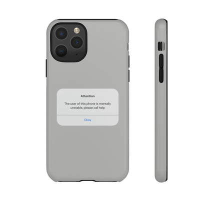 "Attention Notification" Premium Quality Phone Case