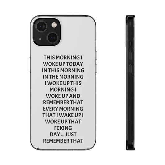 "THIS MORNING" High Quality Phone Case