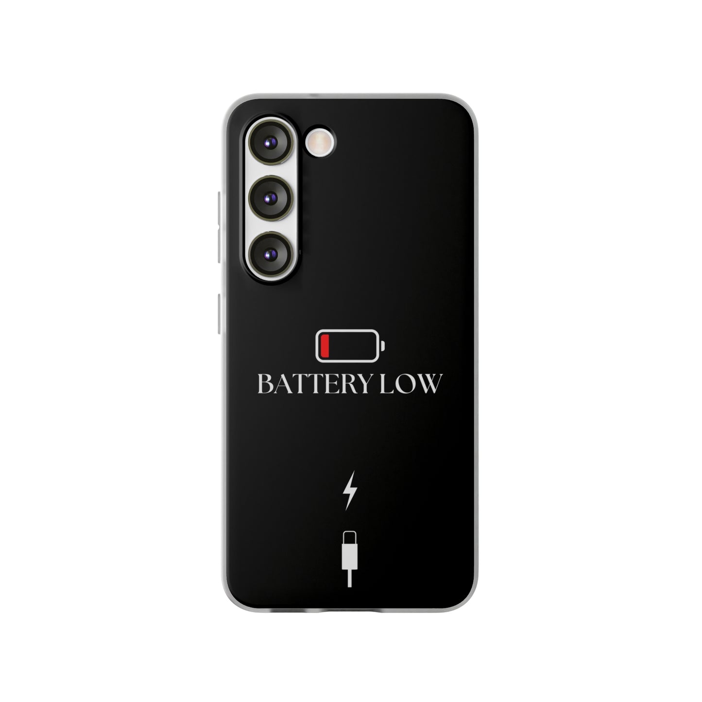 "Battery Low" High Quality Phone Case