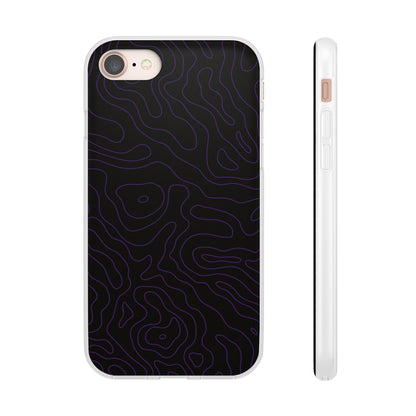 "Purple Topography" High Quality Phone Case