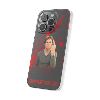 Dexter Middle Finger High Quality Phone Case