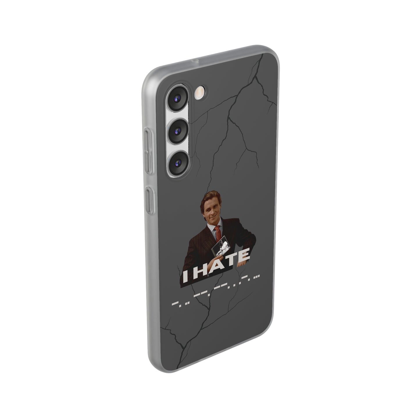 "I hate -. .. --. --. . .-. ... " High Quality Phone Case