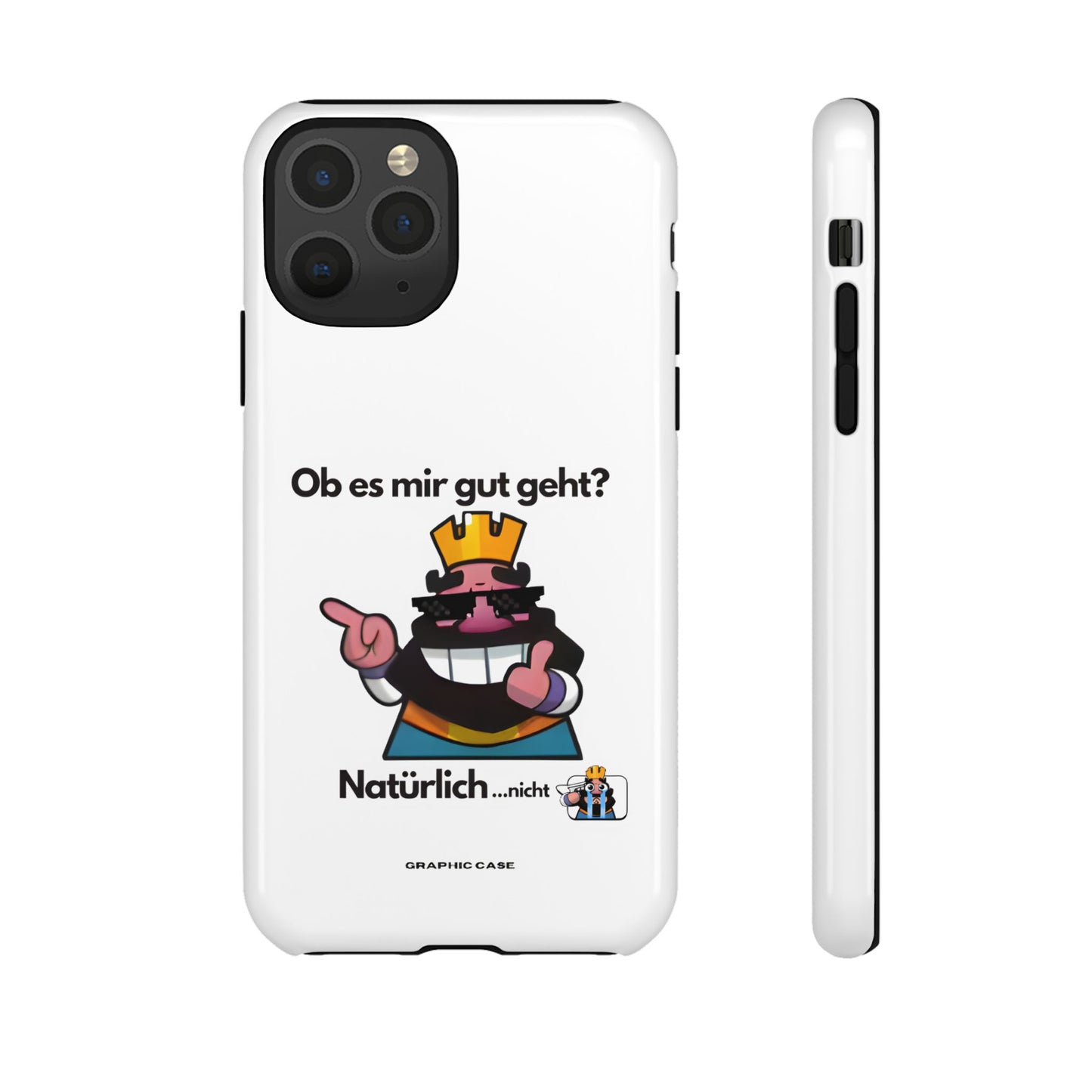 "Ob es mir gut geht?" Premium Quality Phone Case