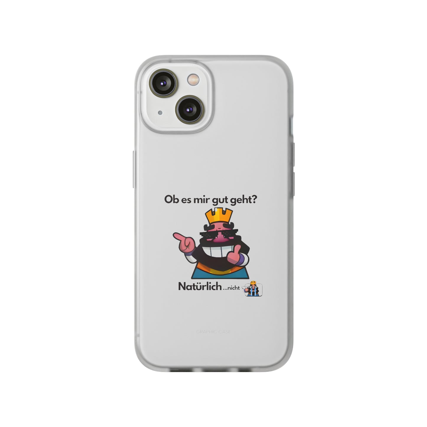 "Ob es mir gut geht? Natürlich... nicht" High Quality Phone Case