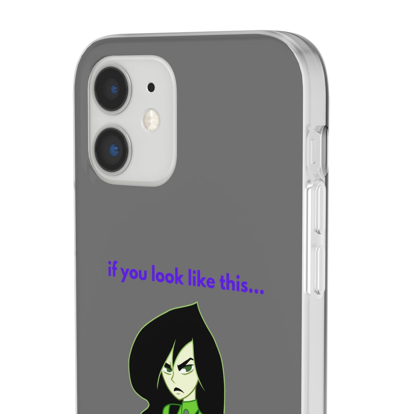 "If you look like this..." High Quality Phone Case