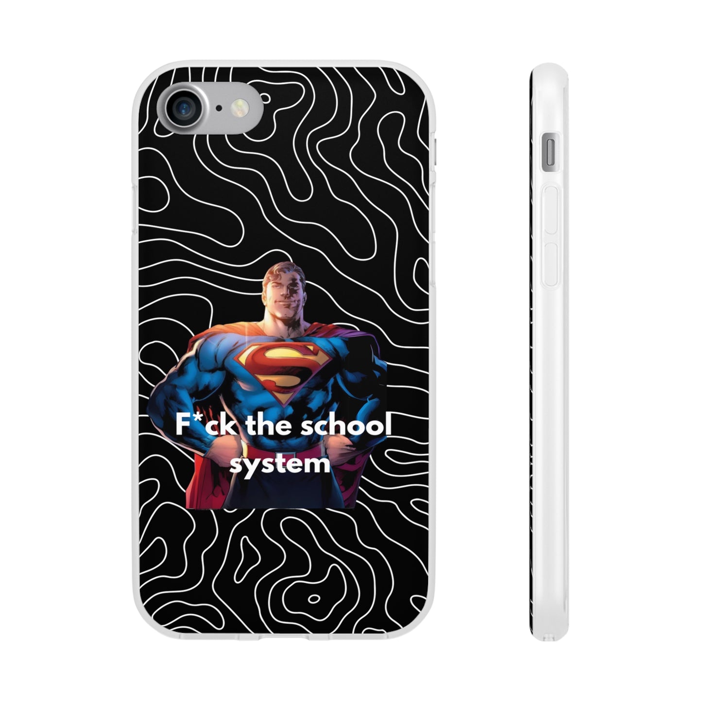 "F*ck the school system" High Quality Phone Case