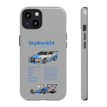 "Skyline R34" Premium Quality Phone Case