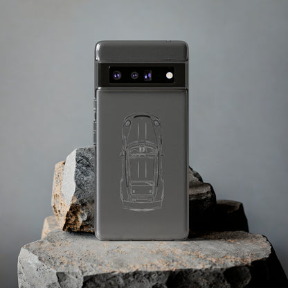 "Car Blueprint" High Quality Phone Case