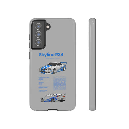 "Skyline R34" Premium Quality Phone Case