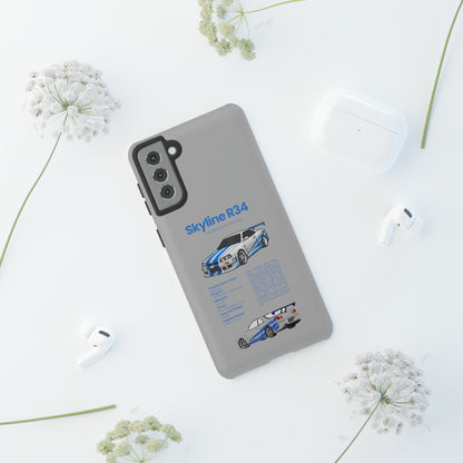 "Skyline R34" Premium Quality Phone Case