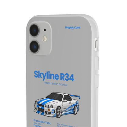 "Skyline R34" High Quality Phone Cases